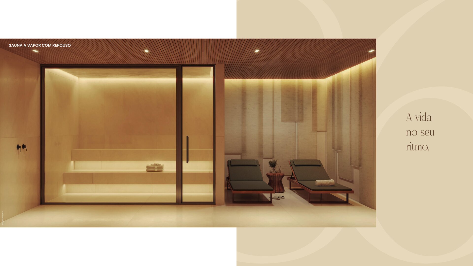 Sauna a vapor com área de repouso do 786 Prudente